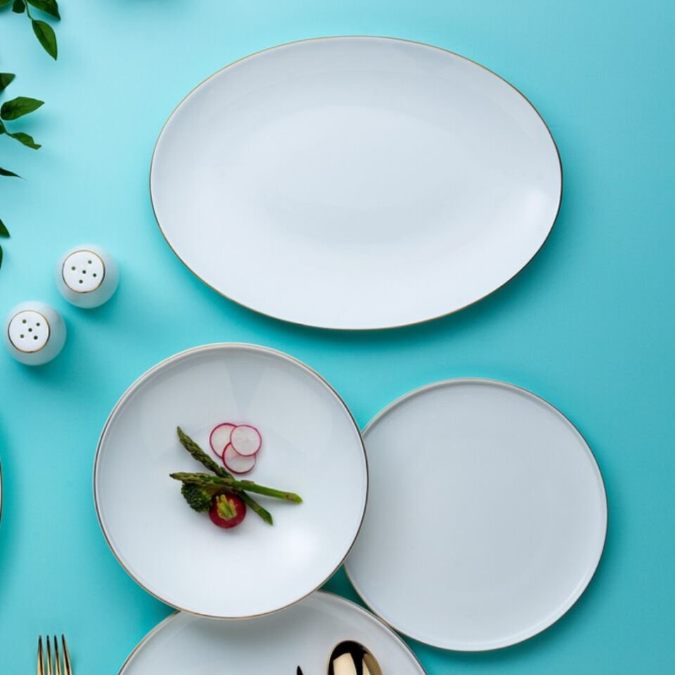 Schafer Jolly Yemek Takımı 56 Parça-Altın