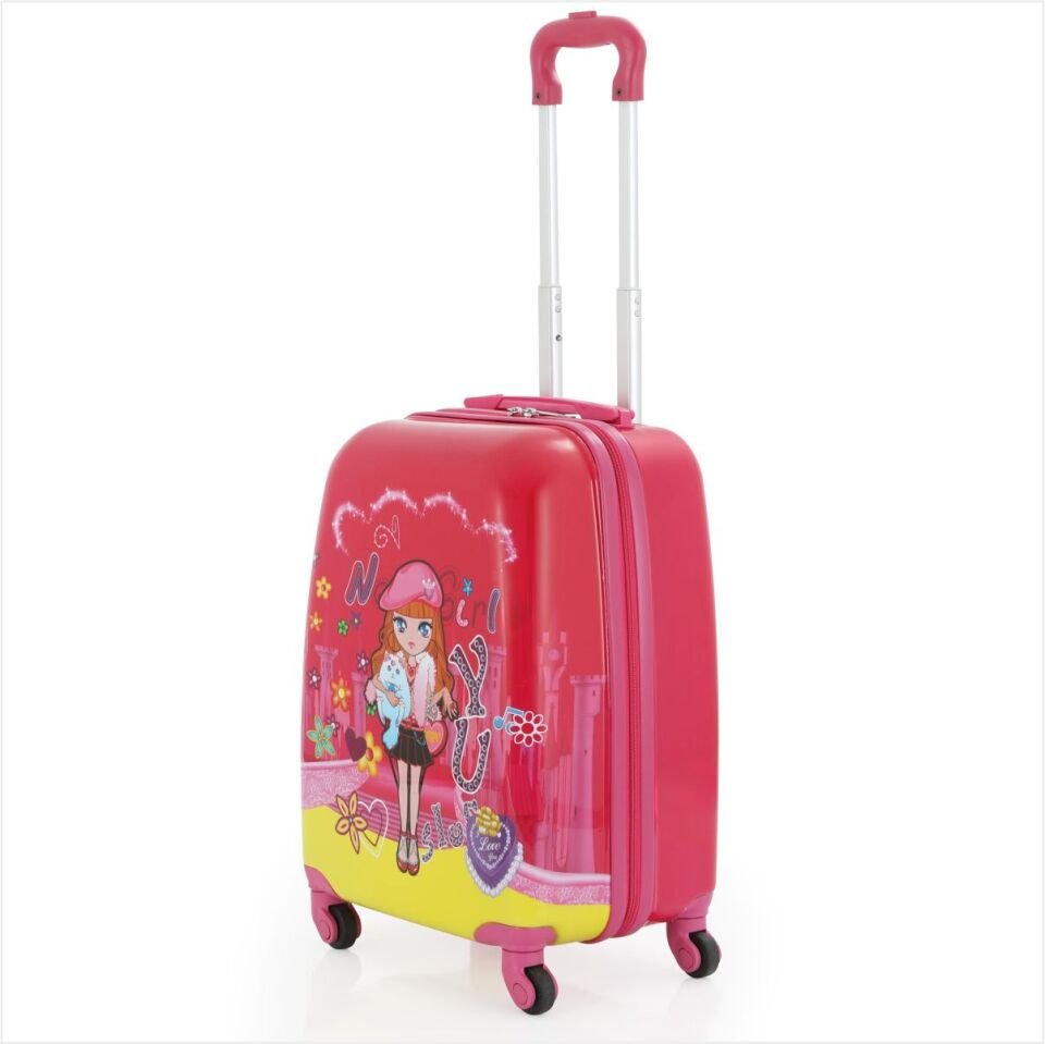MÇS V307 ABS ÇOCUK VALİZ FUŞYA NELY GİRL