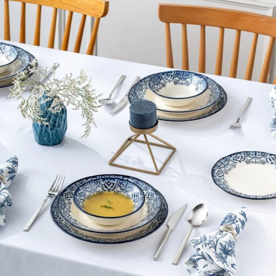 Emsan Ege 24 Parça 6 Kişilik Yemek Takımı