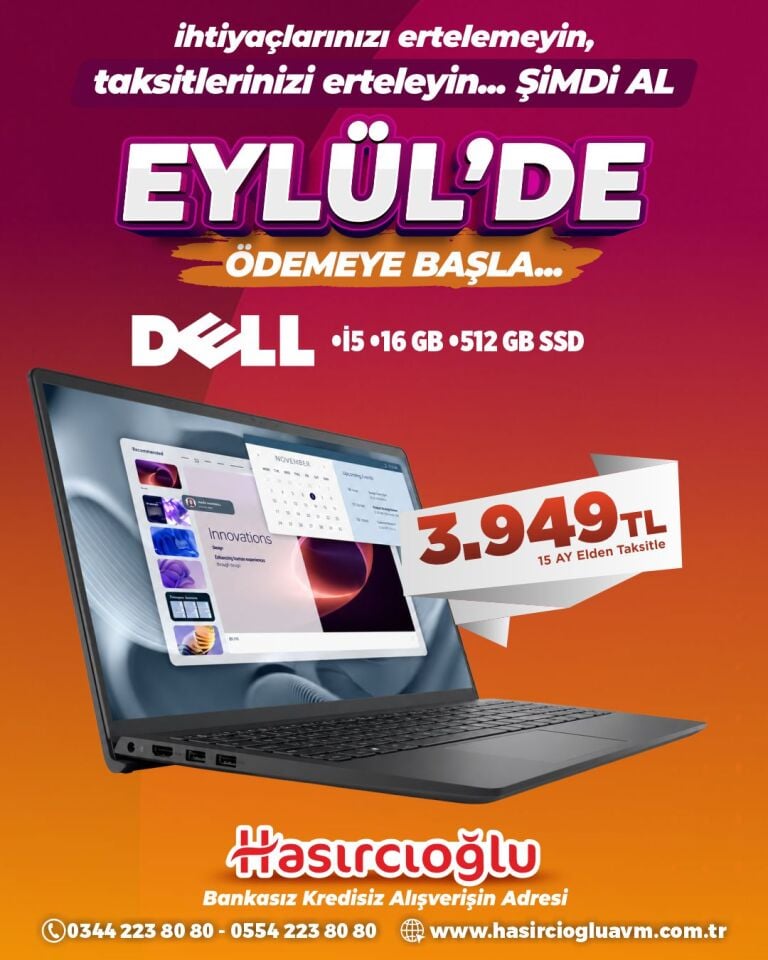 DELL İ5-16 GB 512 GB SSD