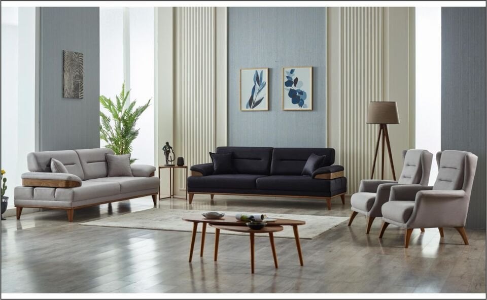 BAKART NEW İNCİ KOLTUK TK.3+1+1 DOREN 328 /3 LÜ DOREN 819