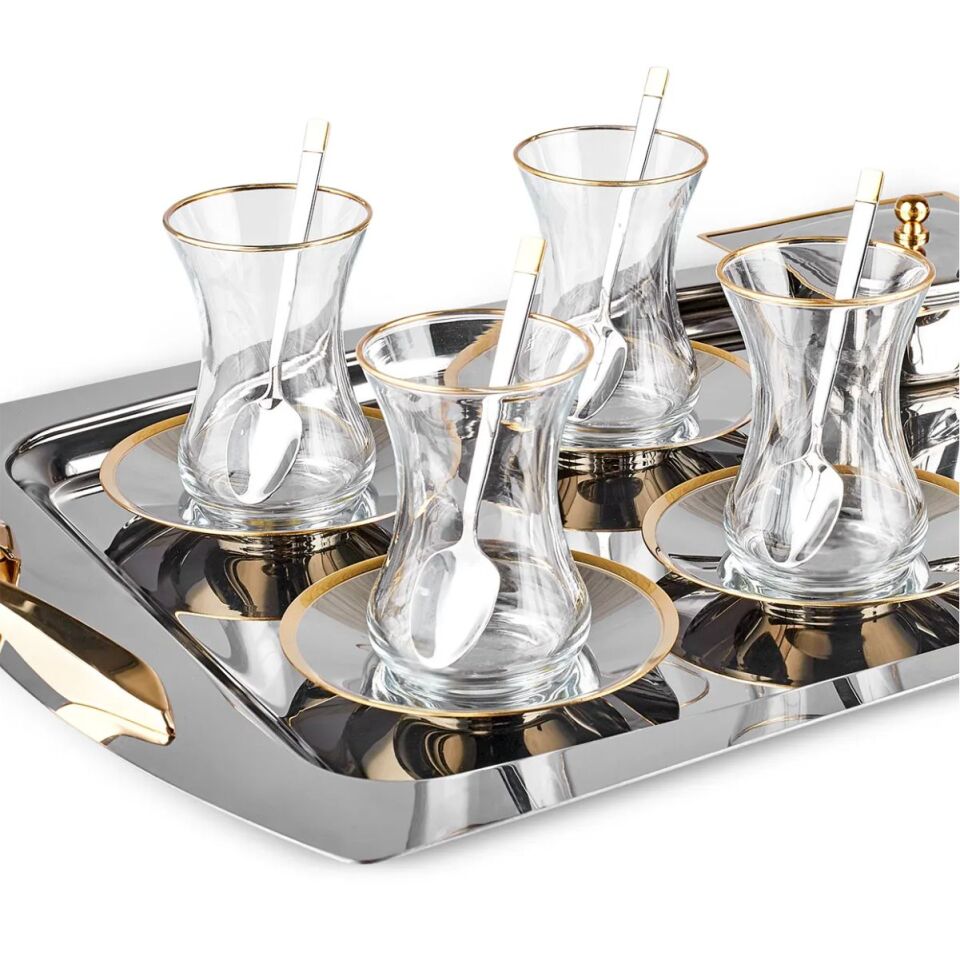 Karaca Perry Gold 40 Parça Çay Seti
