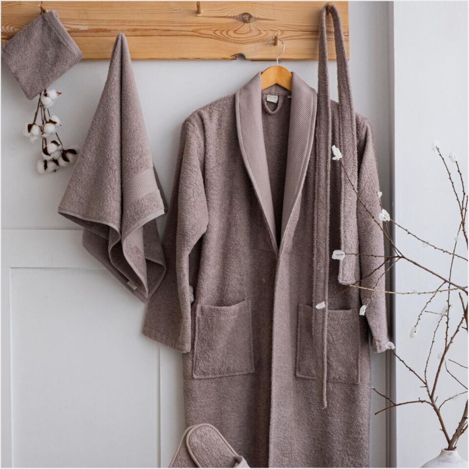 SCHAFER HOME VALENTİNA DANTELLİ BANYO SETİ 9 PARÇA-KREM/BEJ