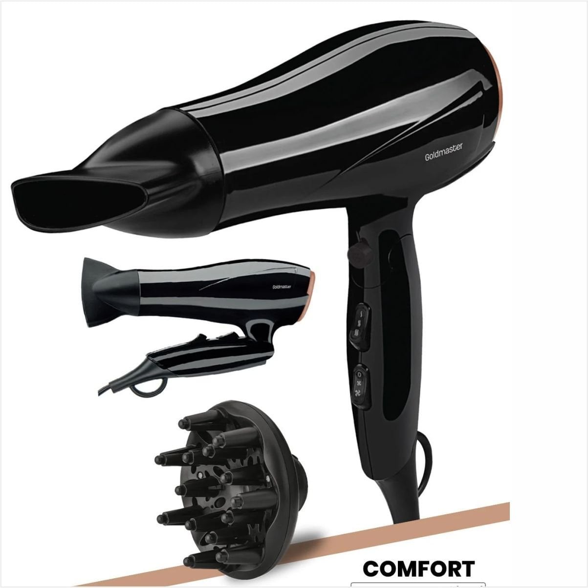 Goldmaster GM 7191 Comfort 2400 W Katlanabilir Saç Kurutma Makinesi