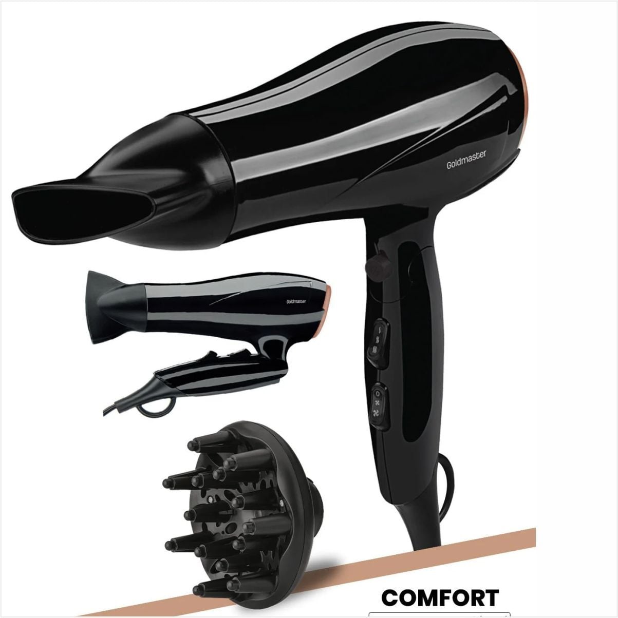 Goldmaster GM 7191 Comfort 2400 W Katlanabilir Saç Kurutma Makinesi