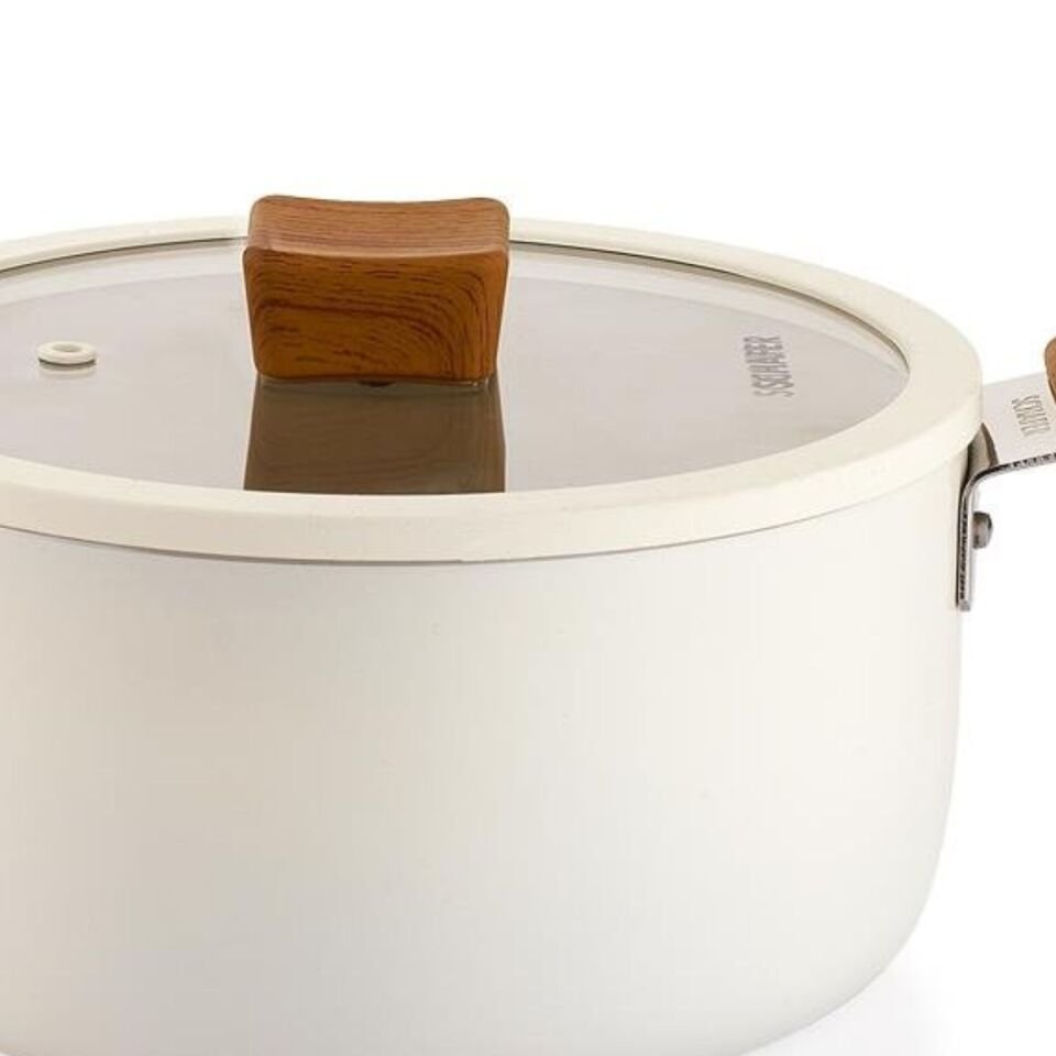 Schafer Ceramoni Seramik Derin Tencere 20Cm - Krem