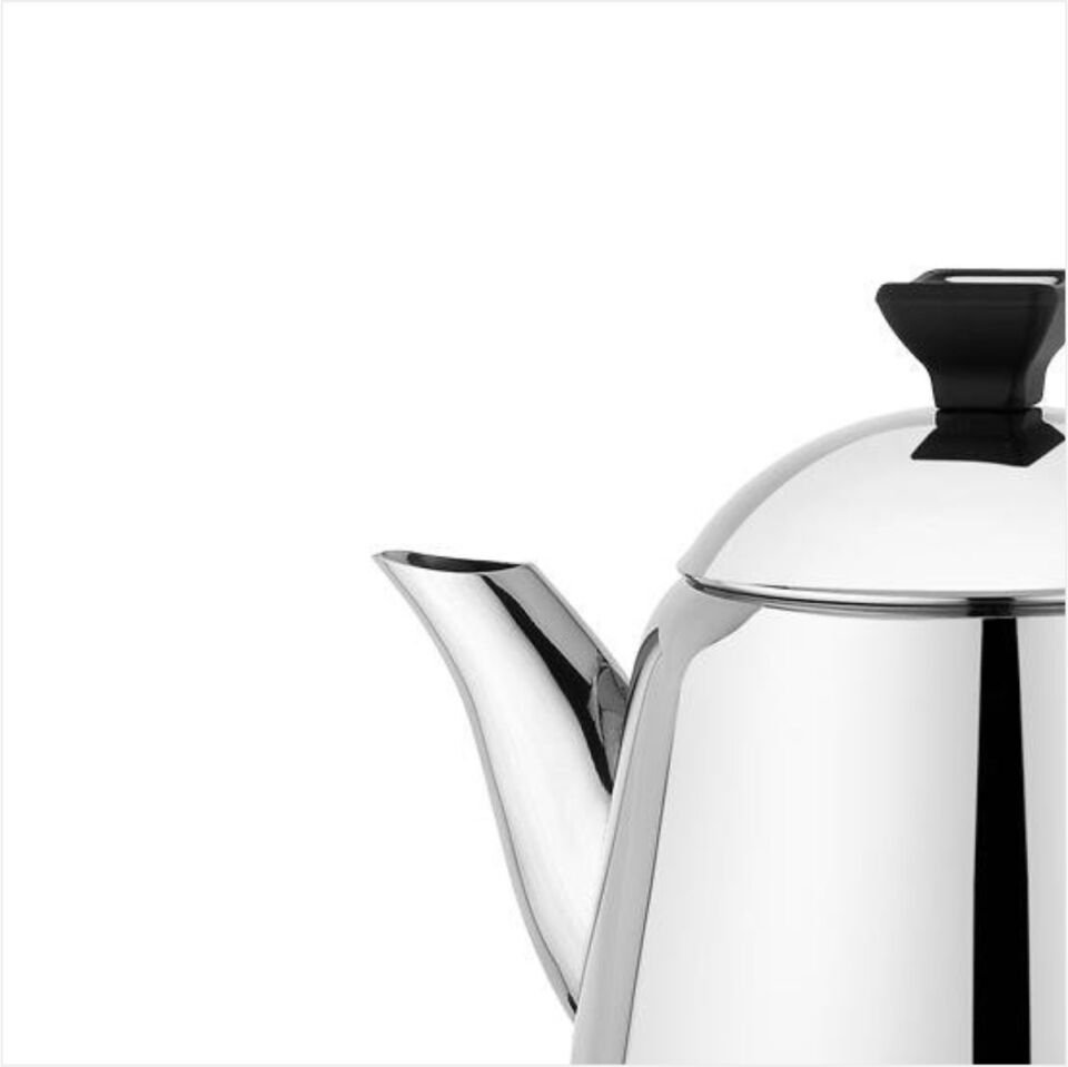 SCHAFER TEEHAUS ÇELİK ÇAYDANLIK TAKIMI 4 PARÇA-SİYAH