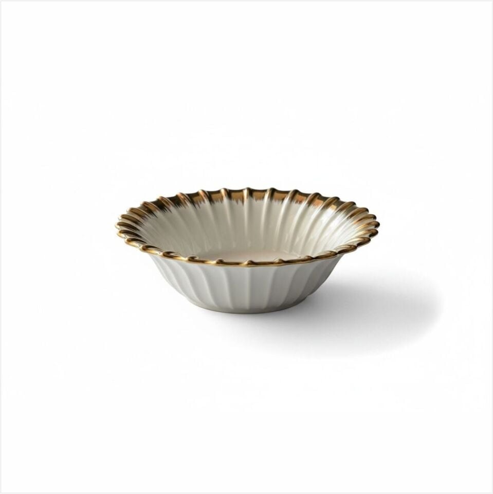 REKABET  GBS 005 LINE GOLD YUVARLAK SALATA KASE 26 CM
