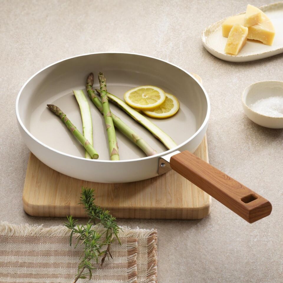 Schafer Ceramoni Seramik Tava 24Cm - Krem