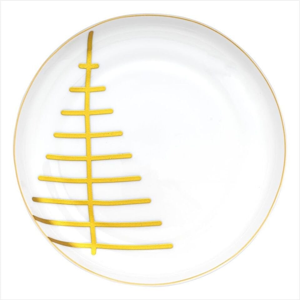 Emsan Starlıght Pasta Tabağı 21 Cm Gold