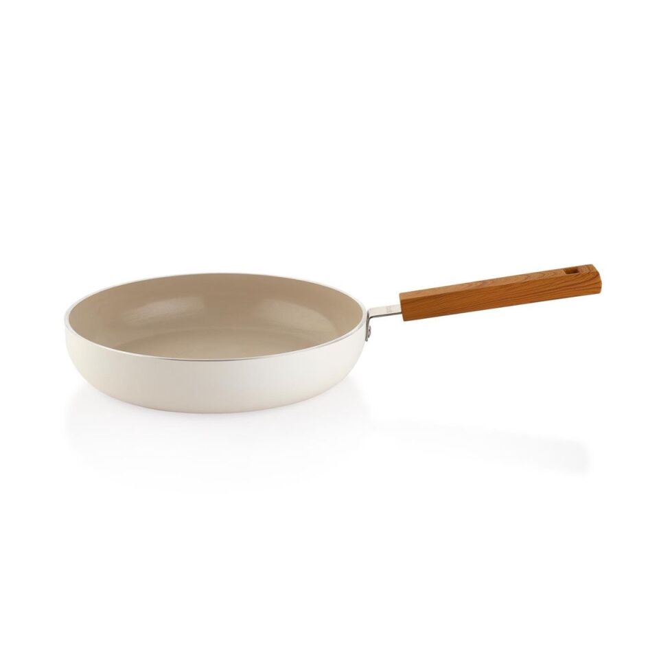 Schafer Ceramoni Seramik Tava 26Cm - Krem