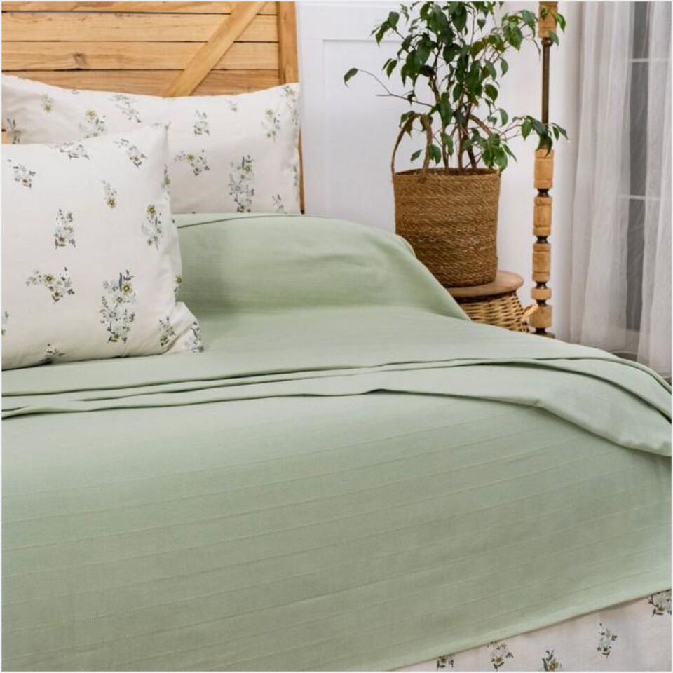 SCHAFER HOME FLOWER ÇK PİKE TAKIMI 4 PARÇA-YEŞİL