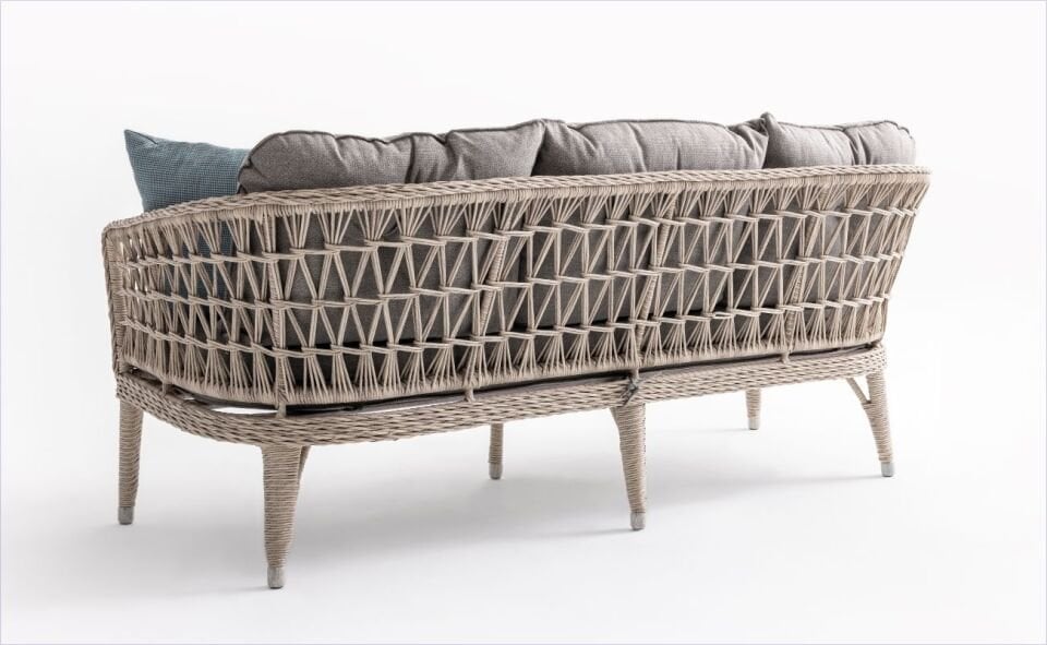 Terazzi Oslo 80X140 Bahçe Oturma Grubu-Cappicino