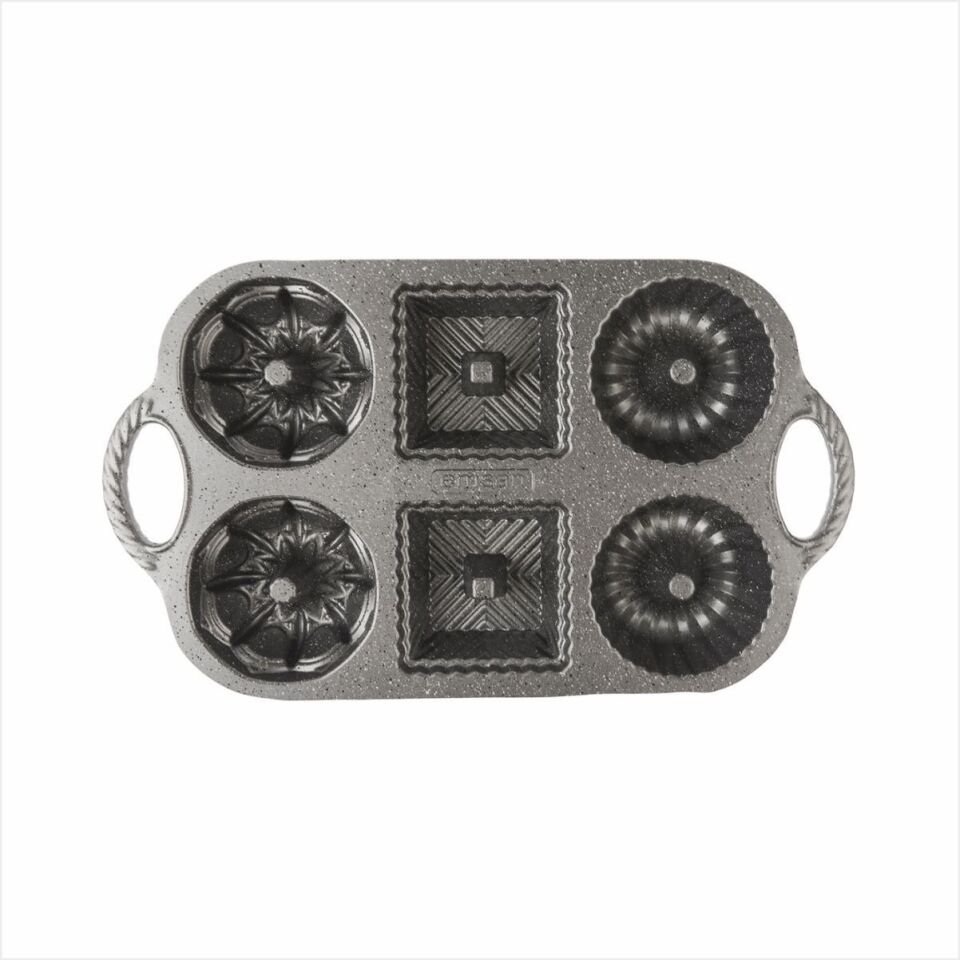 EMSAN GRİSS ONE SİX 6'LI DÖKÜM KEK KALIBI GRİ