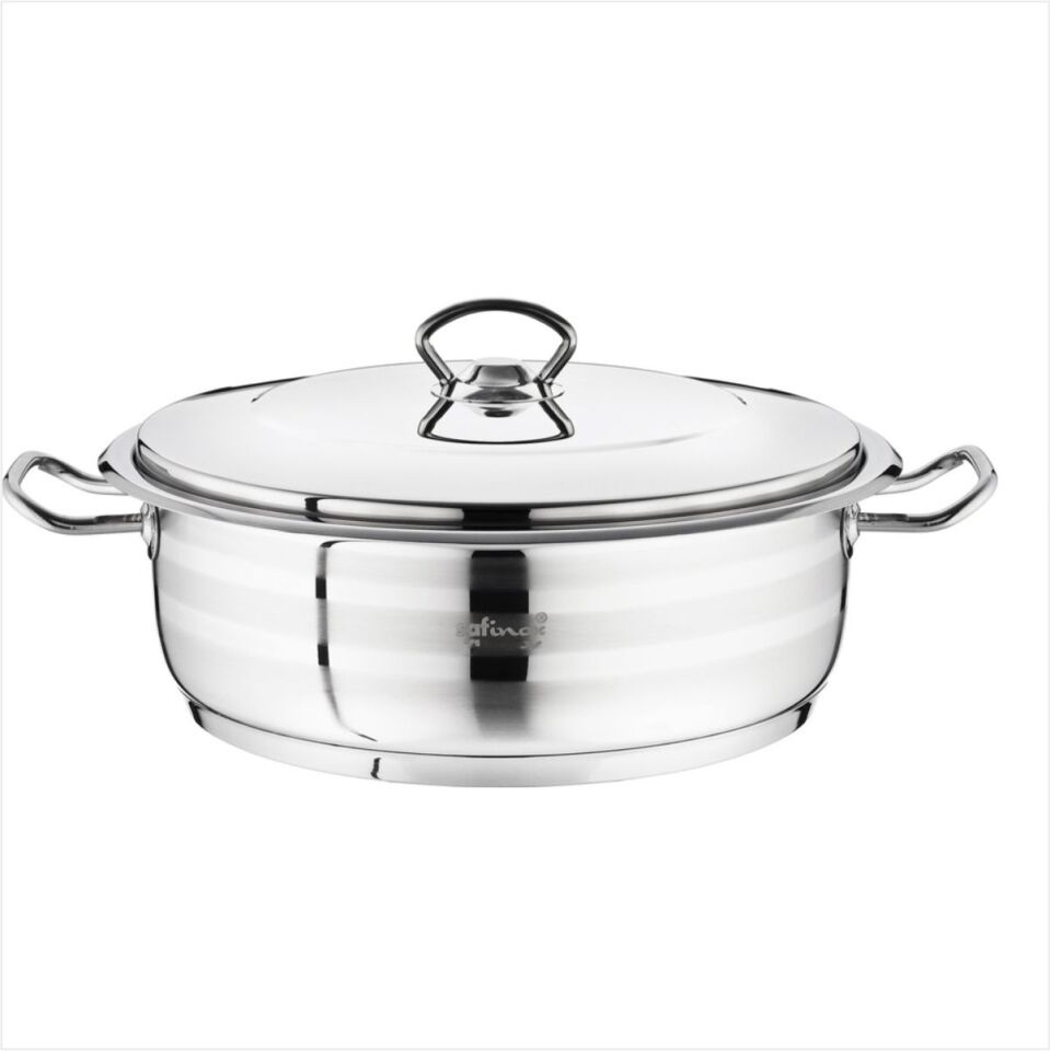 SAFINOX 36x13 FLAVIA KISA (KARNIYARIK) TENCERE TEL KULPLU-T4101010136