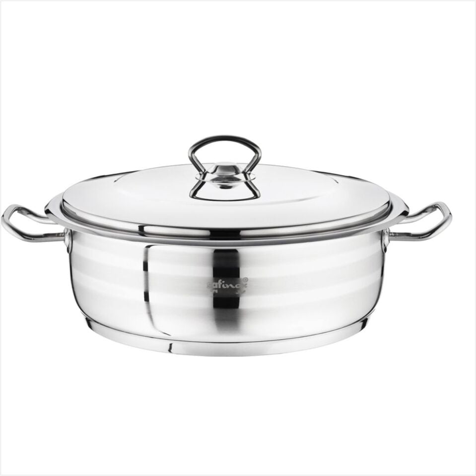 SAFINOX 36x13 FLAVIA KISA (KARNIYARIK) TENCERE TEL KULPLU-T4101010136