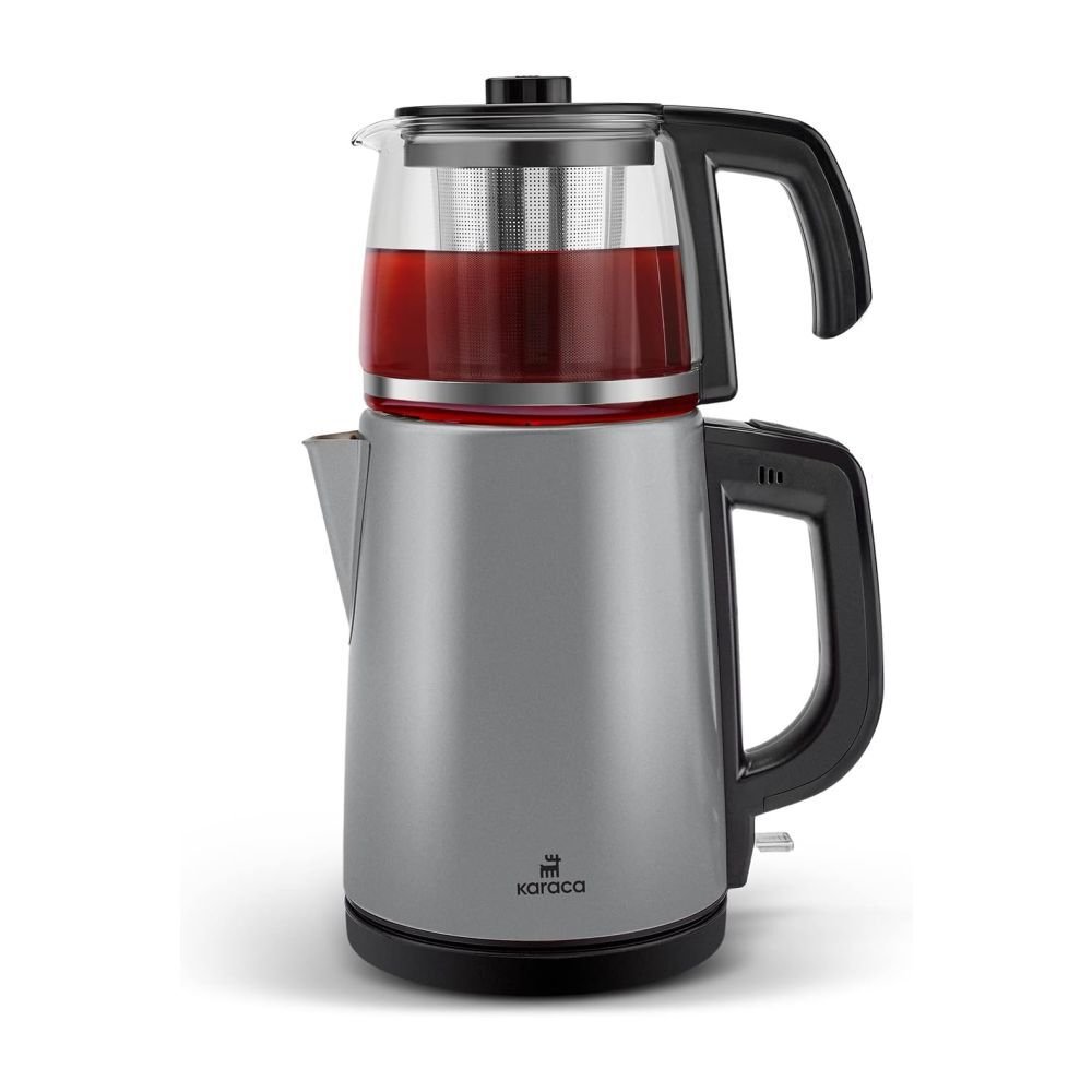 Karaca Tea Glass Çelik Çay Makinesi Antrasıt