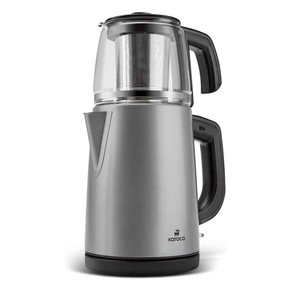 Karaca Tea Glass Çelik Çay Makinesi Antrasıt