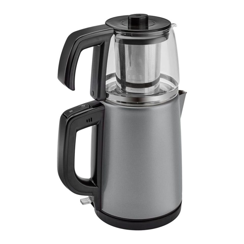 Karaca Tea Glass Çelik Çay Makinesi Antrasıt