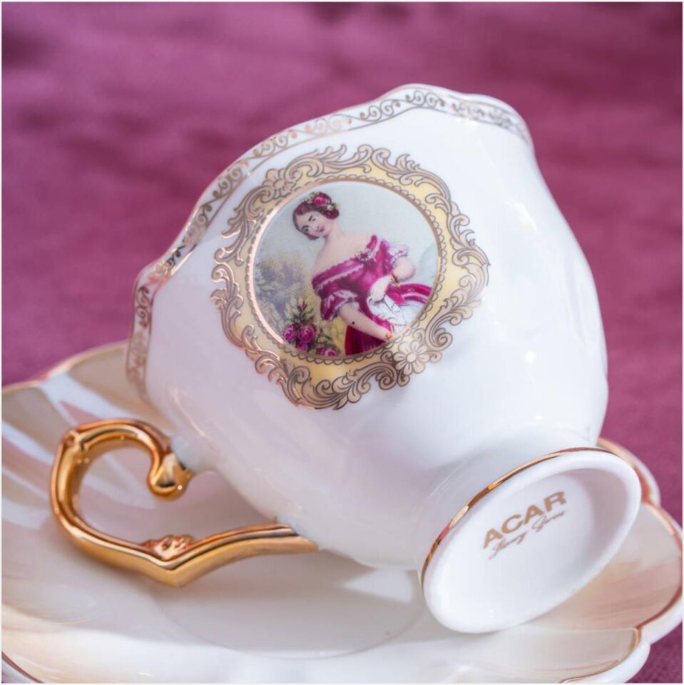 ACAR MXG-07165/6 ANGELİCA 6 LI KAHVE FİNCAN TAKIMI