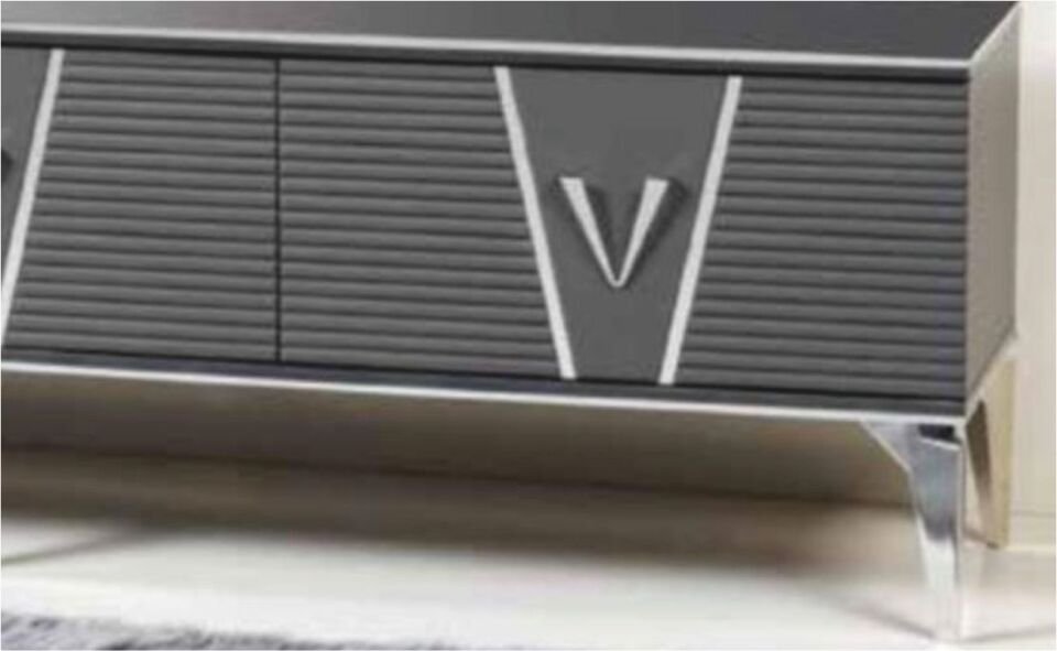 LİNZA VAKKO 180 CM 3 ÇEKMECELİ TV SEHPASI ANTRASİT