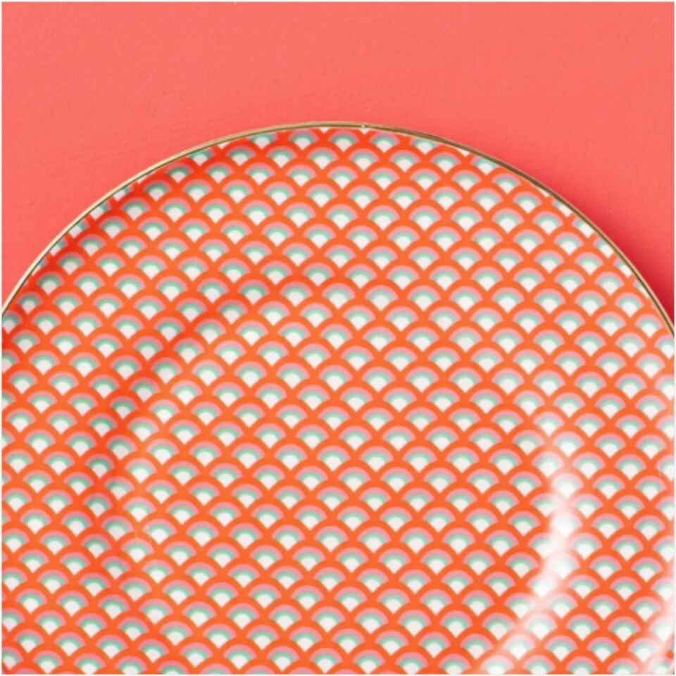 Emsan Nar Pasta Tabağı 21 Cm Kırmızı