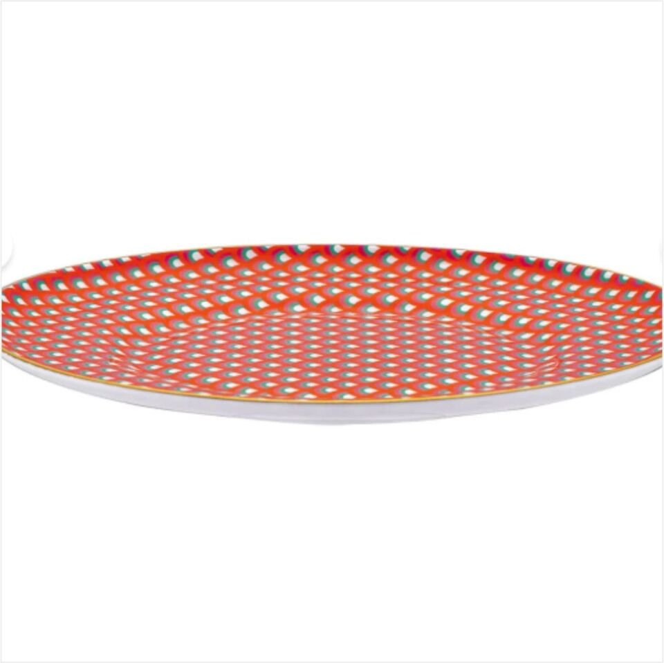 Emsan Nar Pasta Tabağı 21 Cm Kırmızı