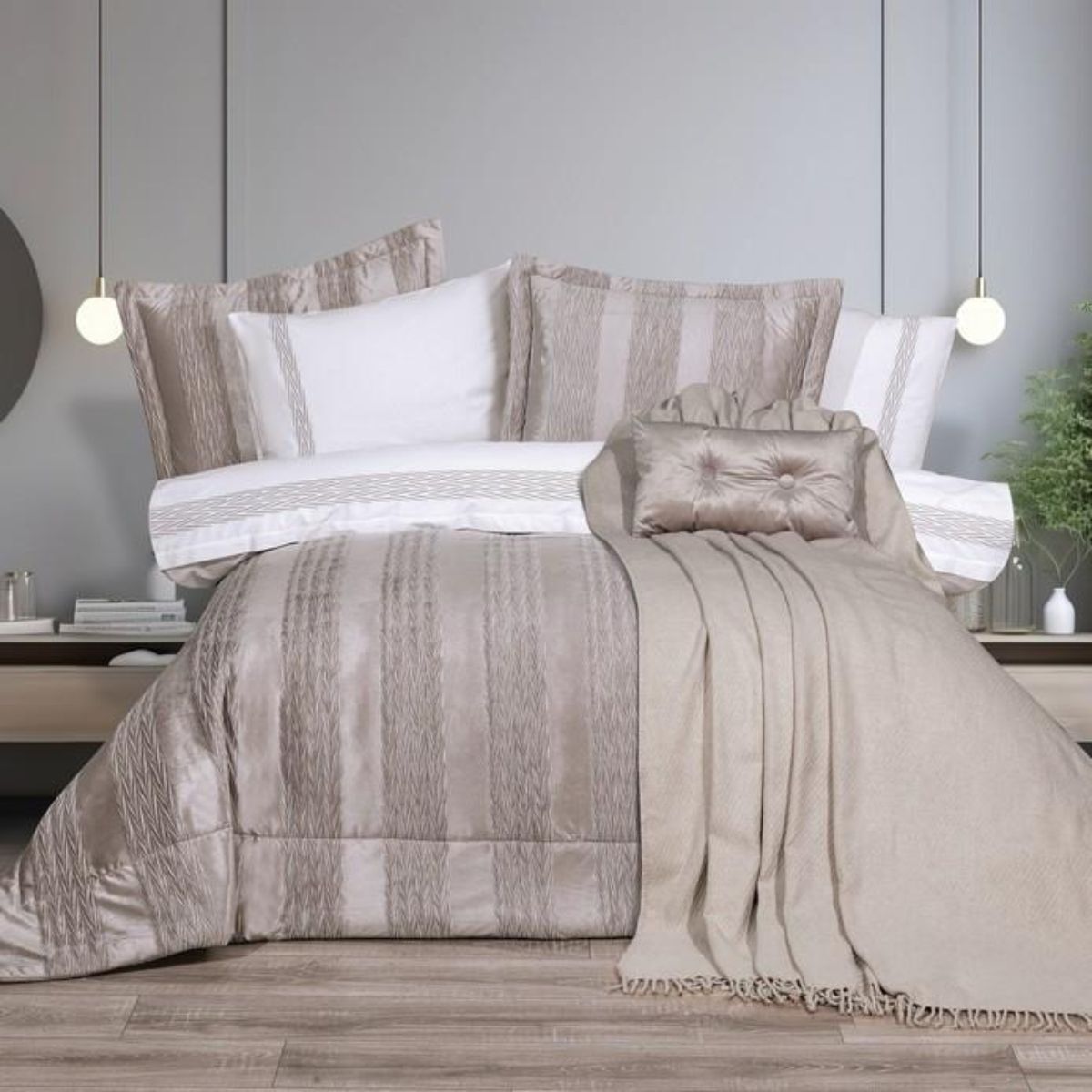 Schafer Dıamond Çeyiz Seti 11 Parça Bej