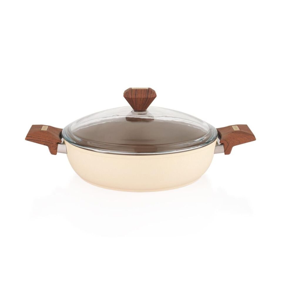 Schafer Jasmine Seramik Tencere Seti 7 Parça-Krem