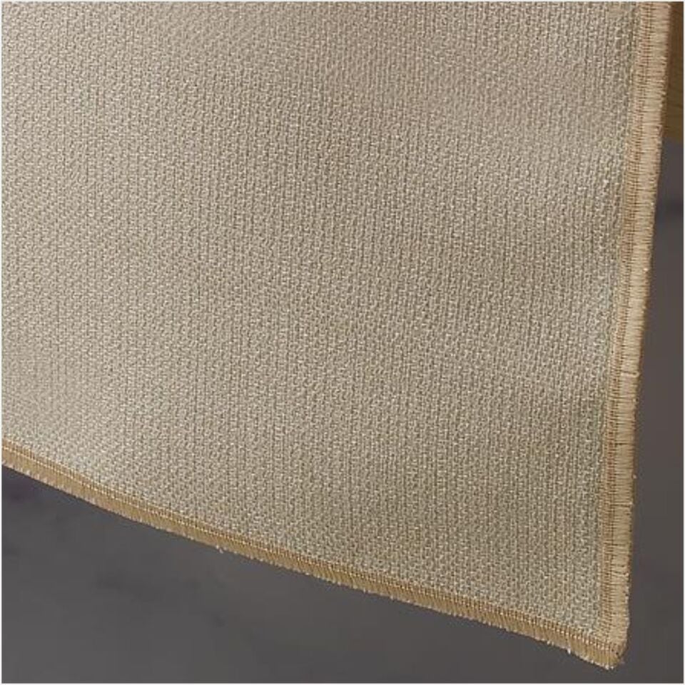 SCHAFER HOME BİANCA KETEN POLYESTER RUNNER 40X160 CM 1 PARÇA-KREM