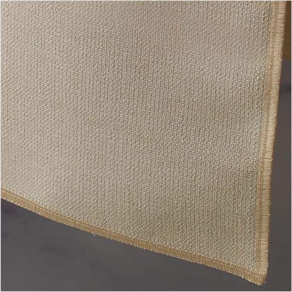 SCHAFER HOME BİANCA KETEN POLYESTER RUNNER 40X160 CM 1 PARÇA-KREM