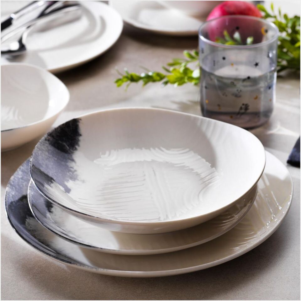 Schafer Lunar Yemek Takımı 24Parça. - Sıy01