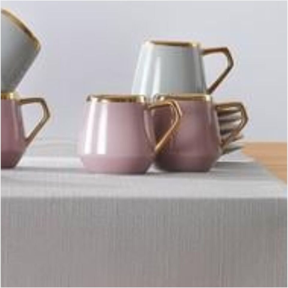 SCHAFER HOME BİANCA KETEN POLYESTER RUNNER 40X160 CM 1 PARÇA-GRİ