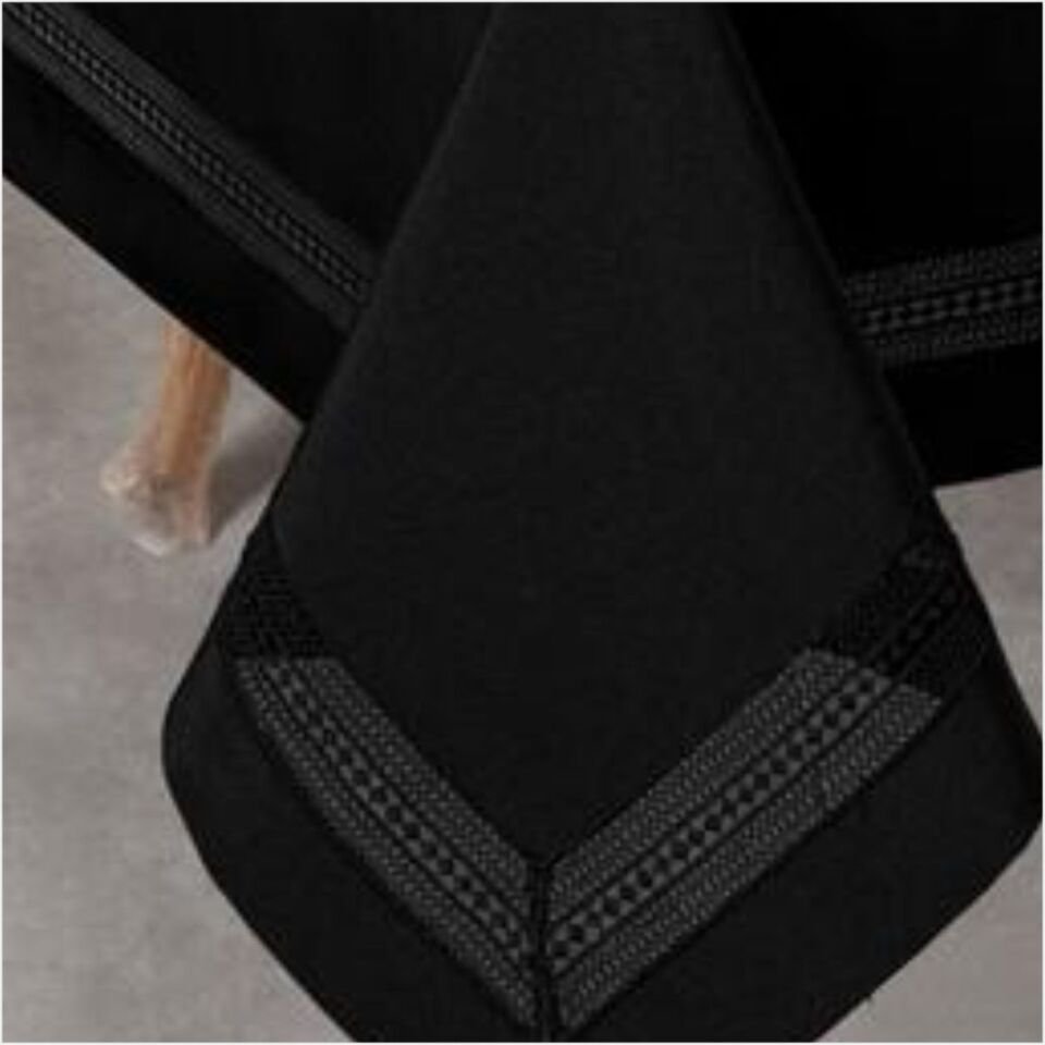 SCHAFER HOME SUZY MASA ÖRTÜSÜ 160X260 CM 1 PARÇA-SİYAH