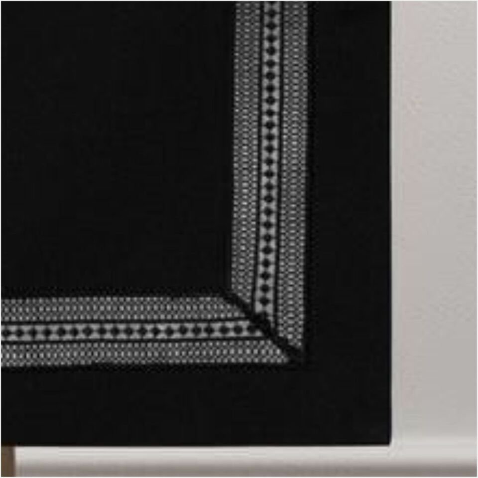 SCHAFER HOME SUZY RUNNER 50X150 CM 1 PARÇA-SİYAH