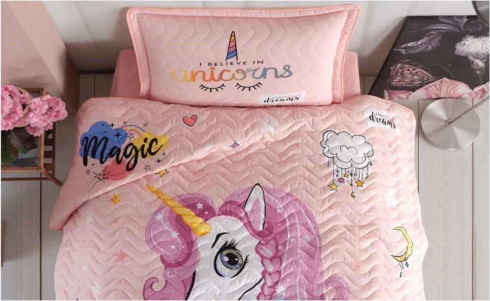 Aran Clasy Pink Dreams Pudra Tek Kişilik Uyku Seti V1  Pudra