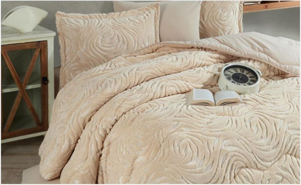 Aran Clasy Wellsoft Jakarlı Tek Kişilik Uyku Seti Reste V1 Bej