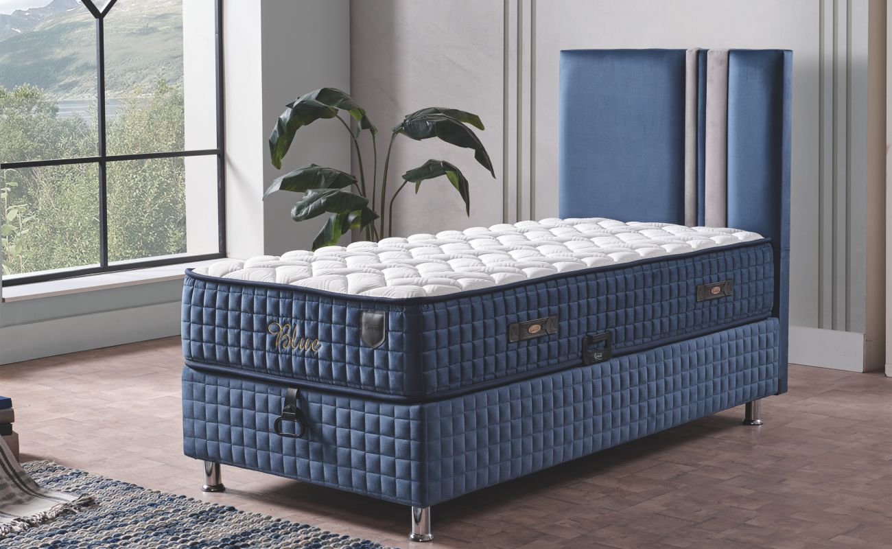 Cennet Blue 100X200 Baza Set