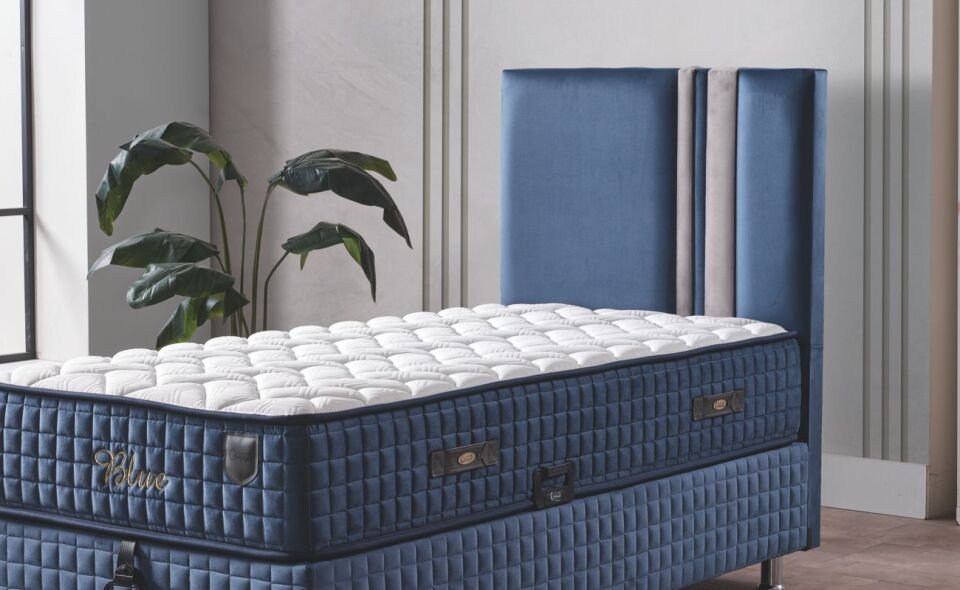 Cennet Blue 100X200 Baza Set