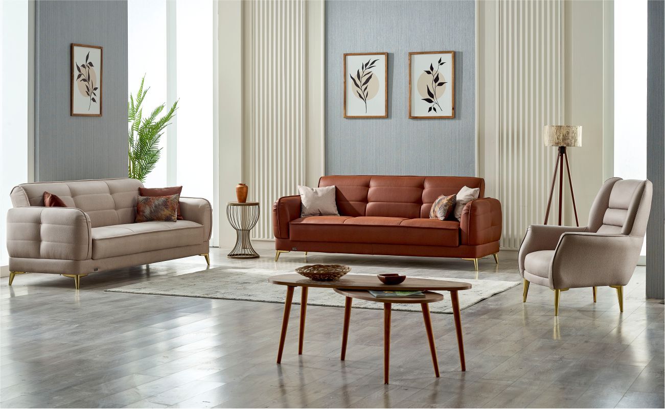 Monaco Koltuk Takımı 3+1+1 Vera 01 / 3 Lü Vera 04