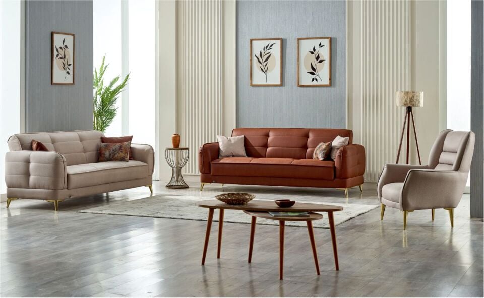 Monaco Koltuk Takımı 3+1+1 Vera 01 / 3 Lü Vera 04