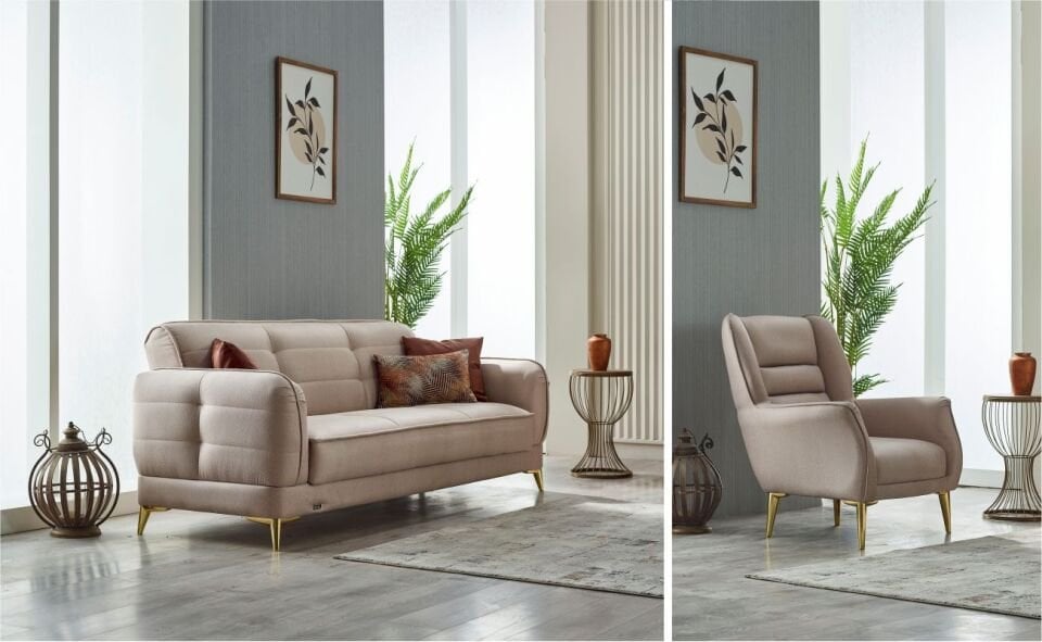 Monaco Koltuk Takımı 3+1+1 Vera 01 / 3 Lü Vera 04