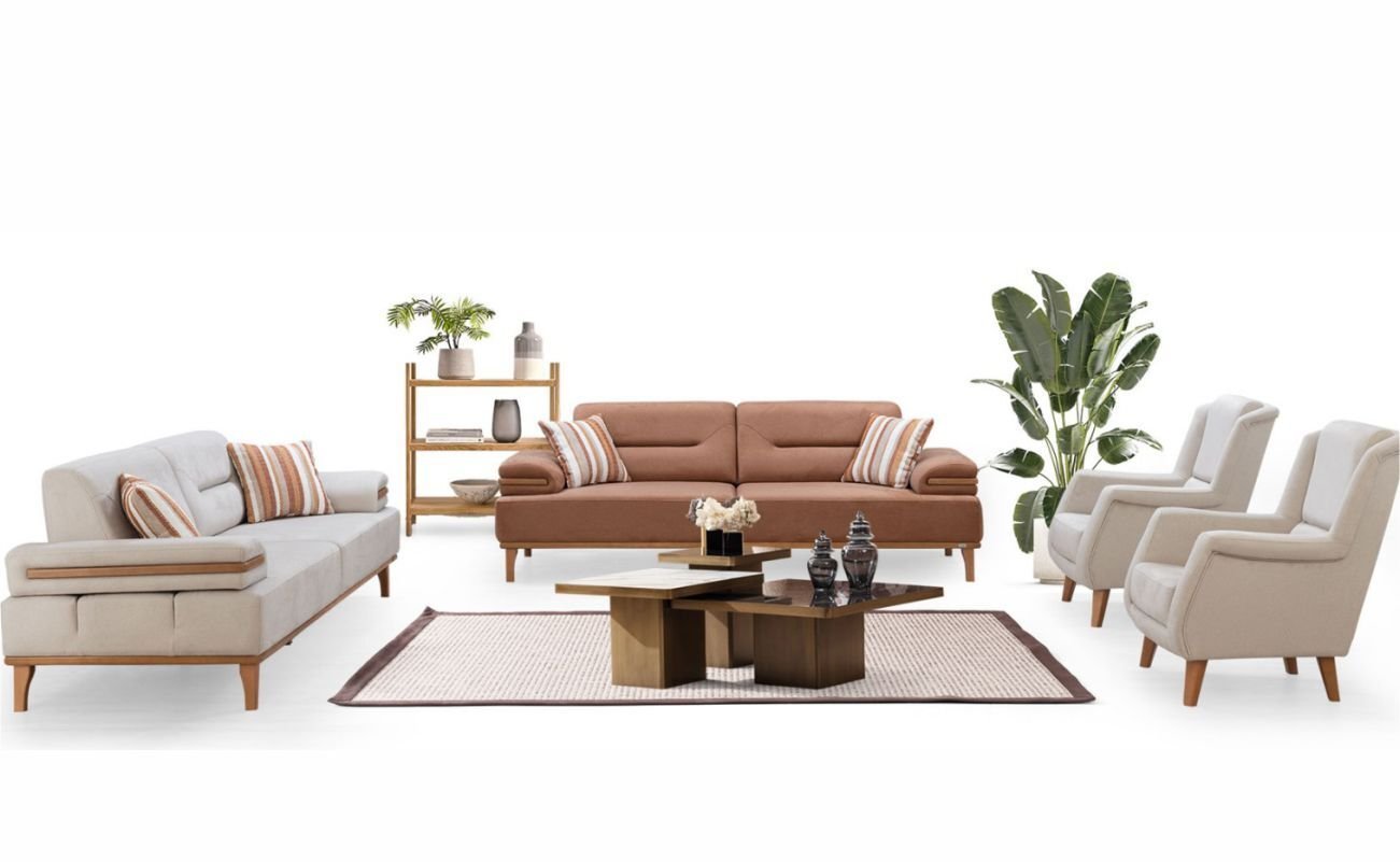 Conforix Gold Koltuk Takımı 3+1+1 Fuji 02 / 3Lü Fuji 03