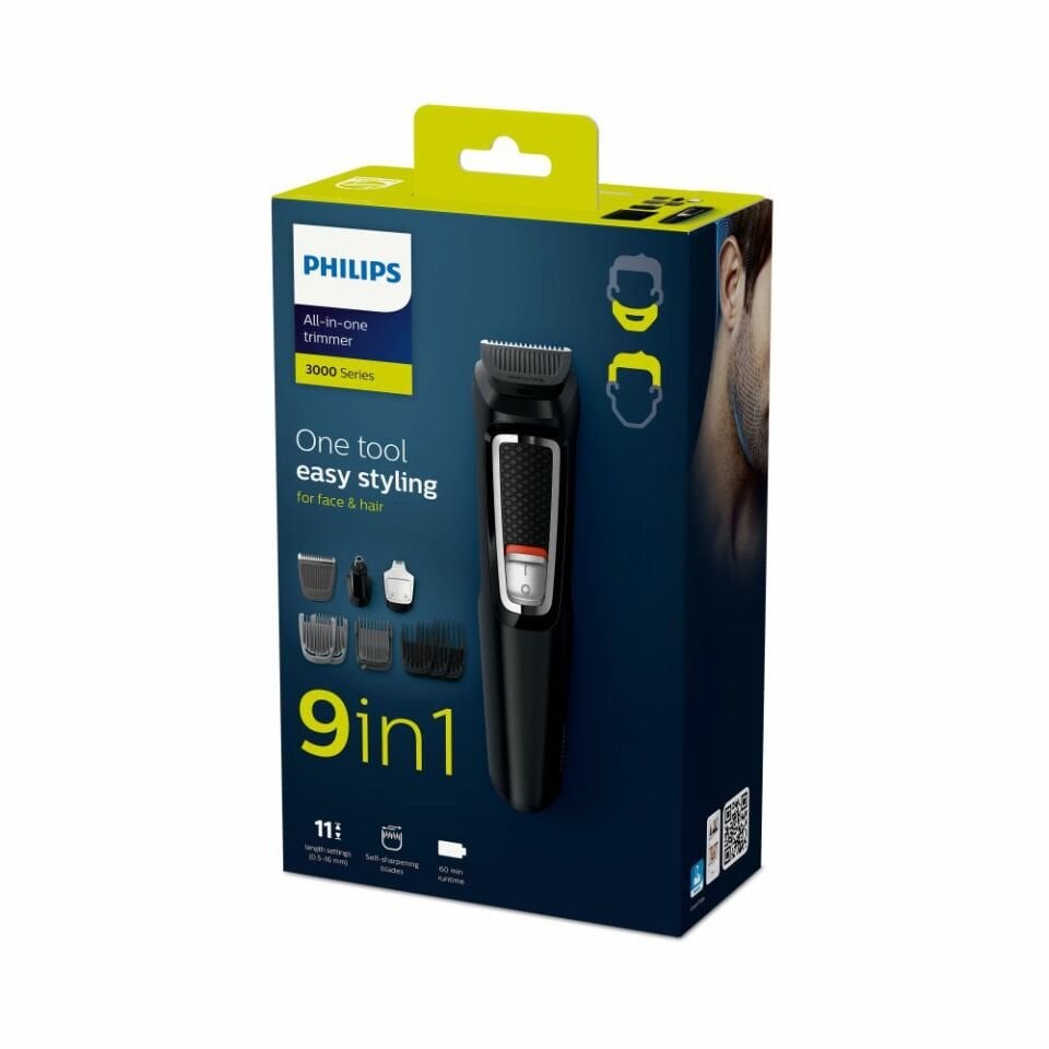 Philips Multigroom 3000 Serisi MG3740/15 9'u 1 Arada Erkek Bakım Seti