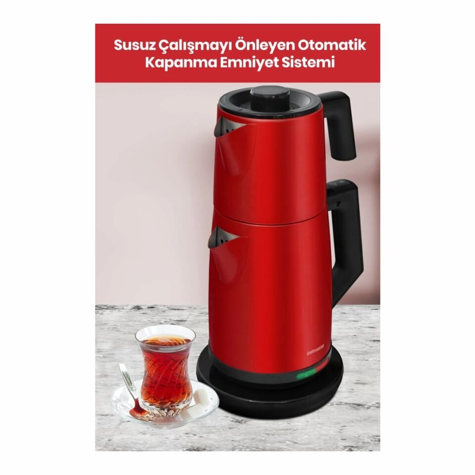 Goldmaster Platinium Kırmızı 24 Parça Elektrikli Çeyiz Paketi