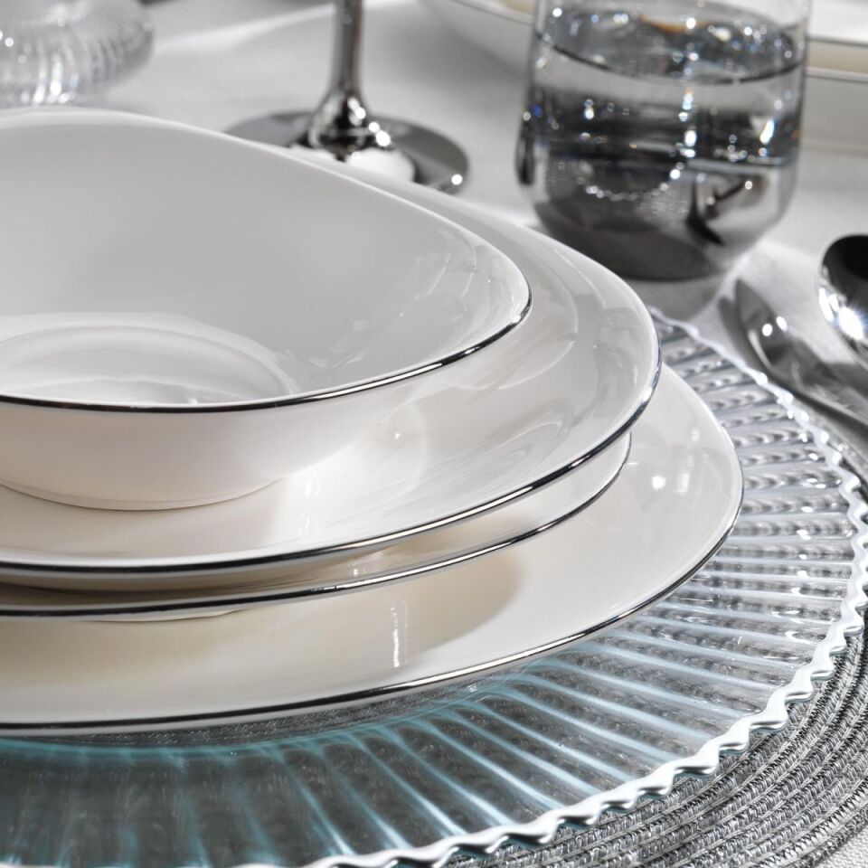 Schafer Dina Yemek Takımı 56 Parça-Platin