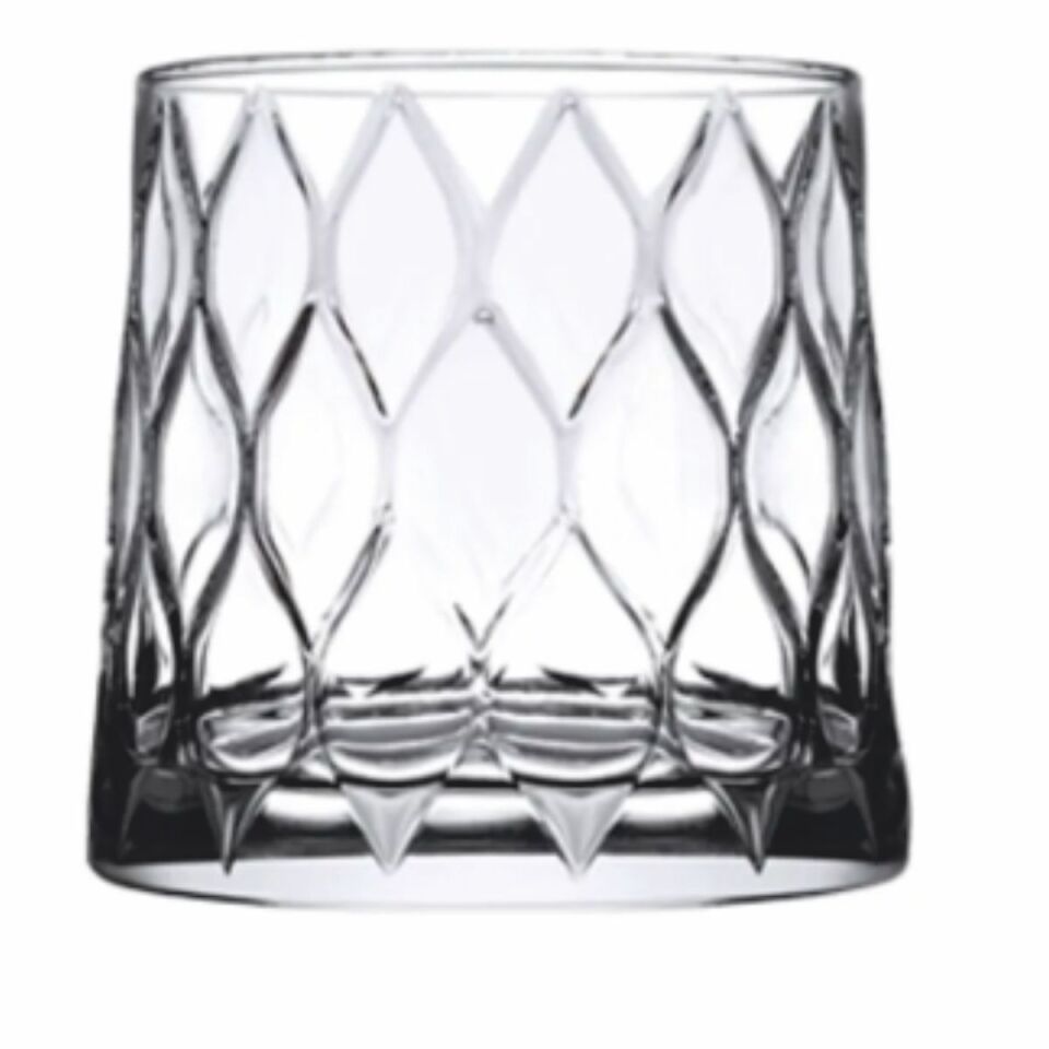 Hüner Viski Bardak (Leafy) 4 Lü Pk