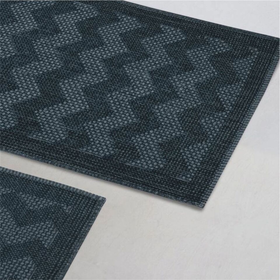 Schafer Home Alba 2 li Şönil Banyo Paspası-Antrasit