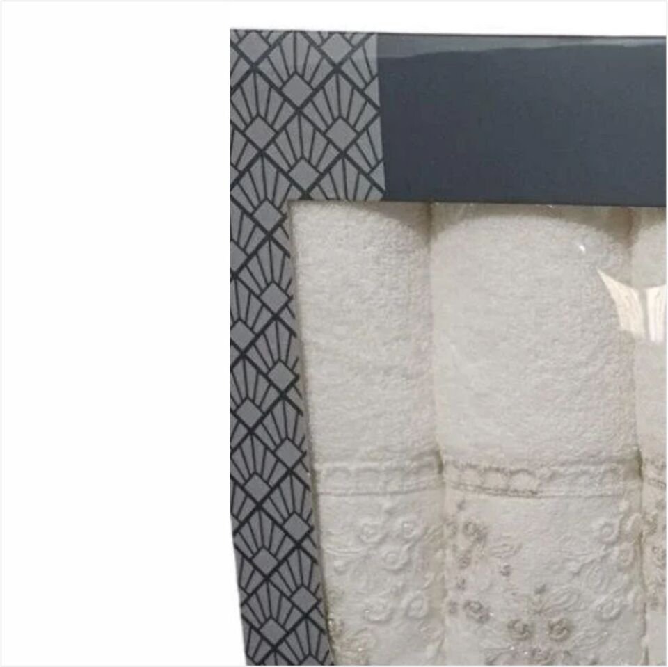 ÖZDİLEK BEYZA/KREM 6 LI KUTULU HAVLU