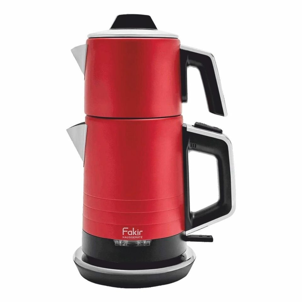 Fakir Temper Kırmızı 1800 W Çelik Çay Makinesi